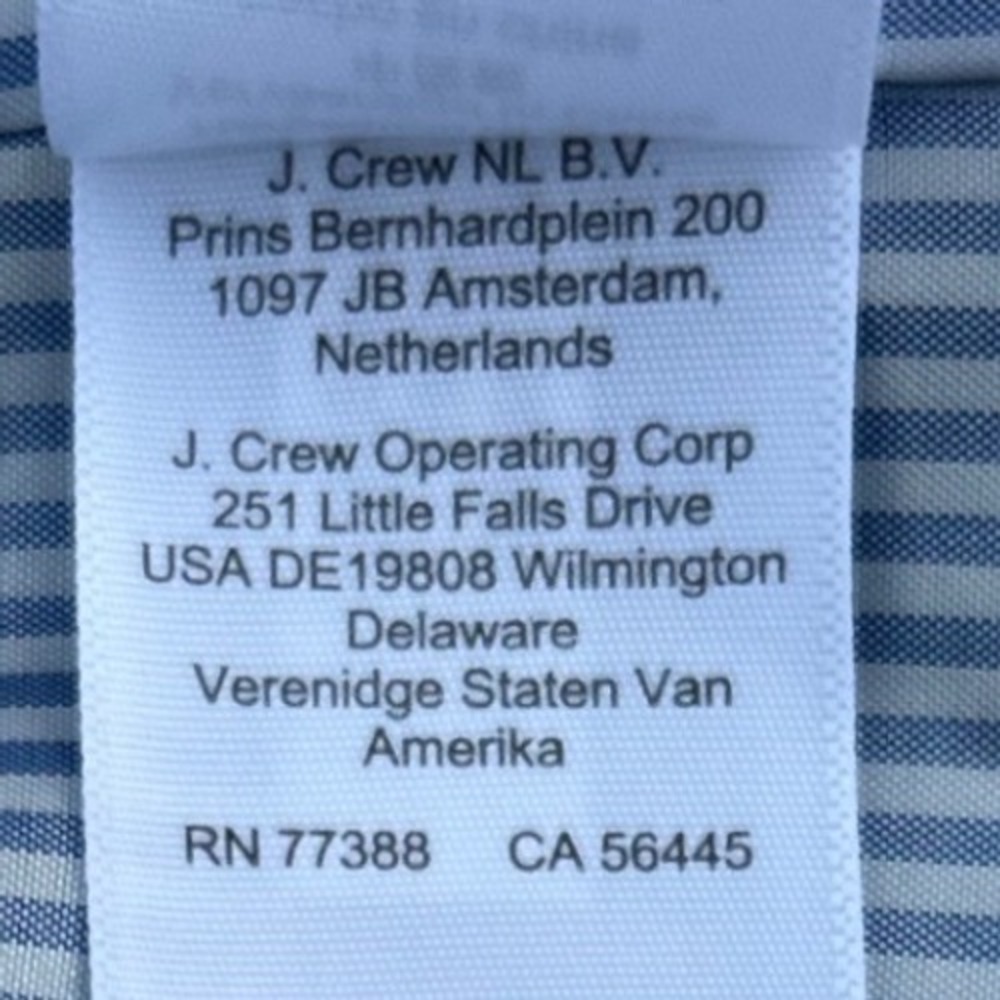 J.Crew Navy Blue Wool Blend Schoolboy Blazer Gold Crest Buttons Size 6 - Picture 11 of 14